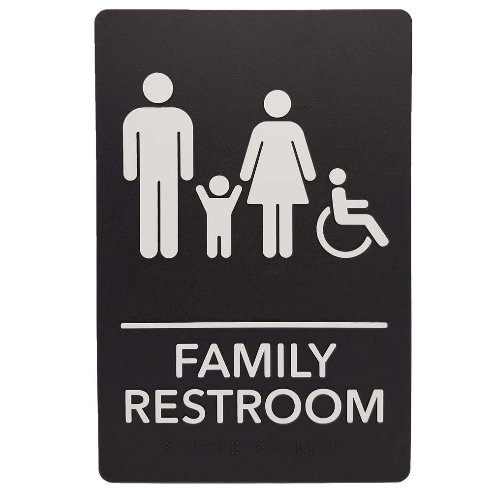 ADA Ready Made Signs Family Restroom