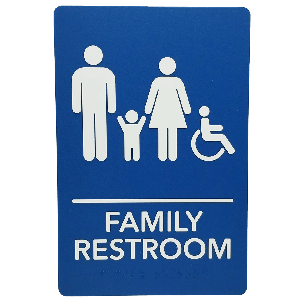 ADA Ready Made Signs Family Restroom