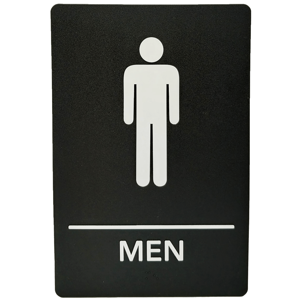 ADA Ready Made Signs Men
