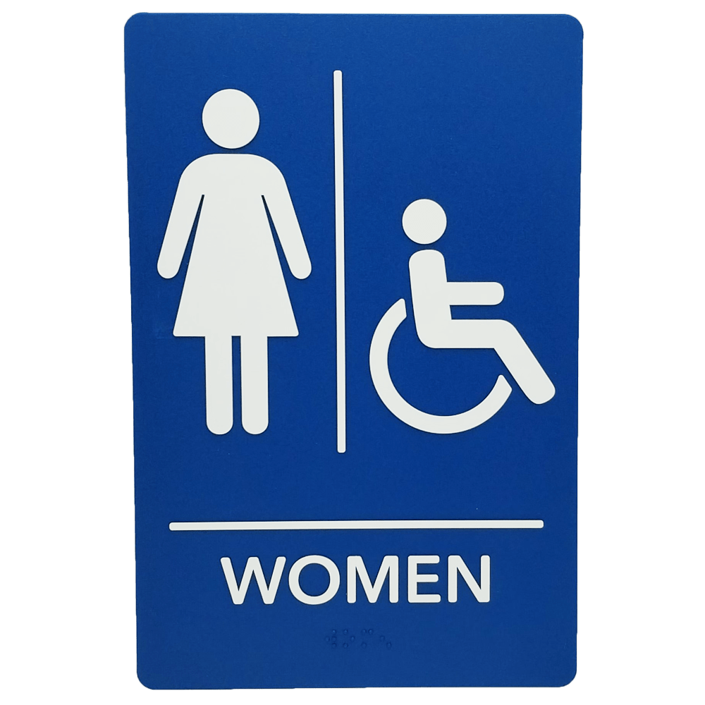 ADA Ready Made Signs Women Handicap