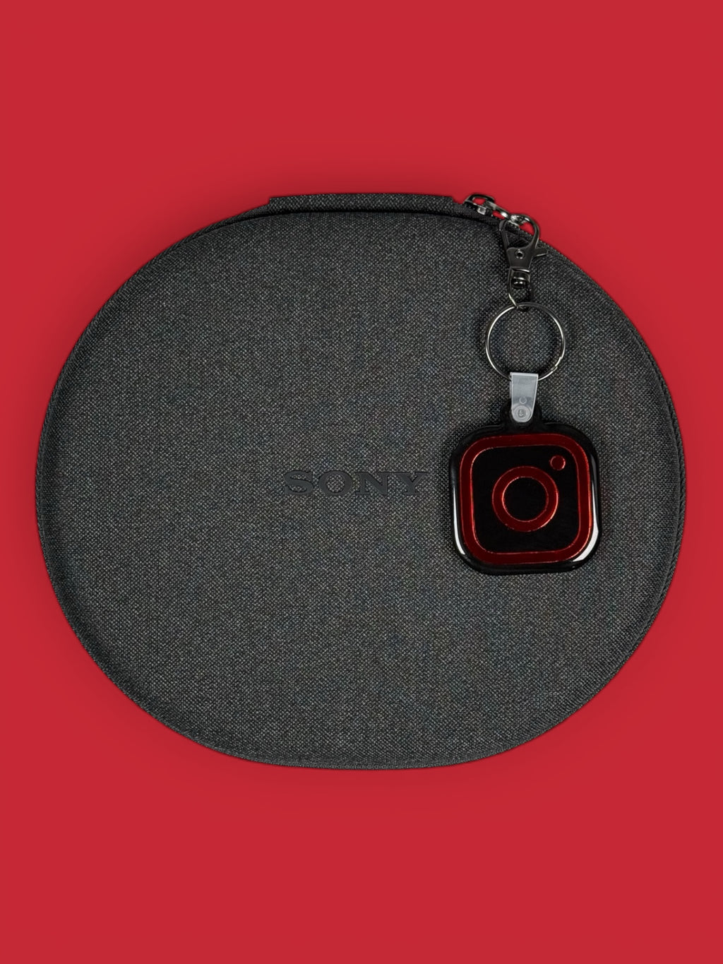NFC Instagram Keychains  Black/Red