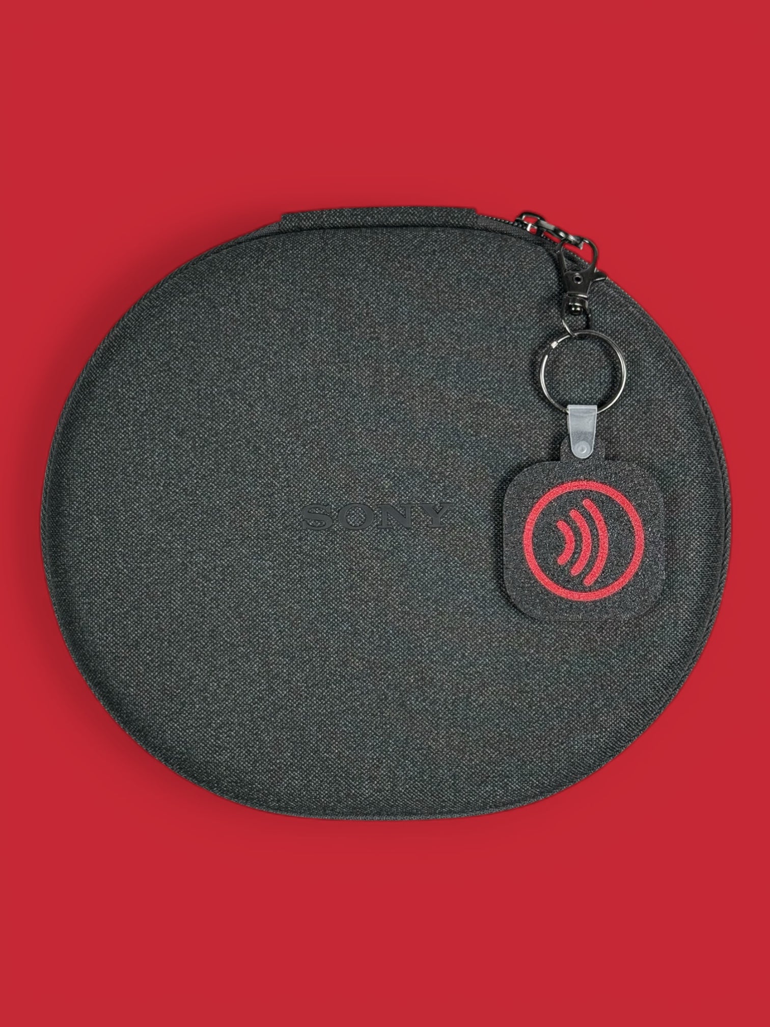 NFC Instagram Keychains  Black/Red