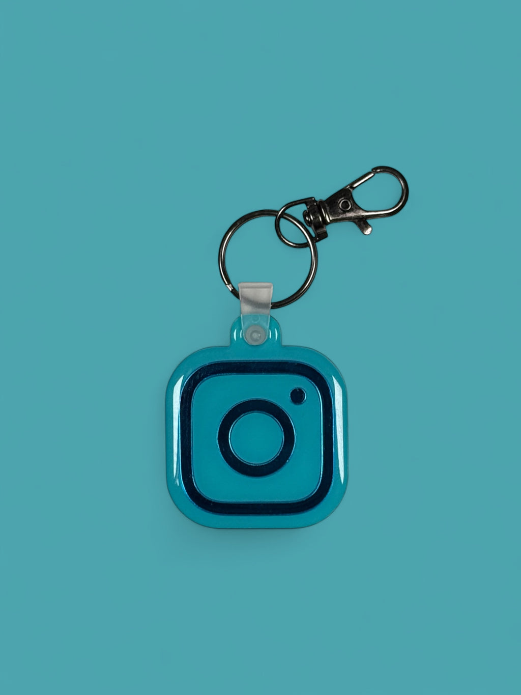 NFC Instagram Keychains Turquoise