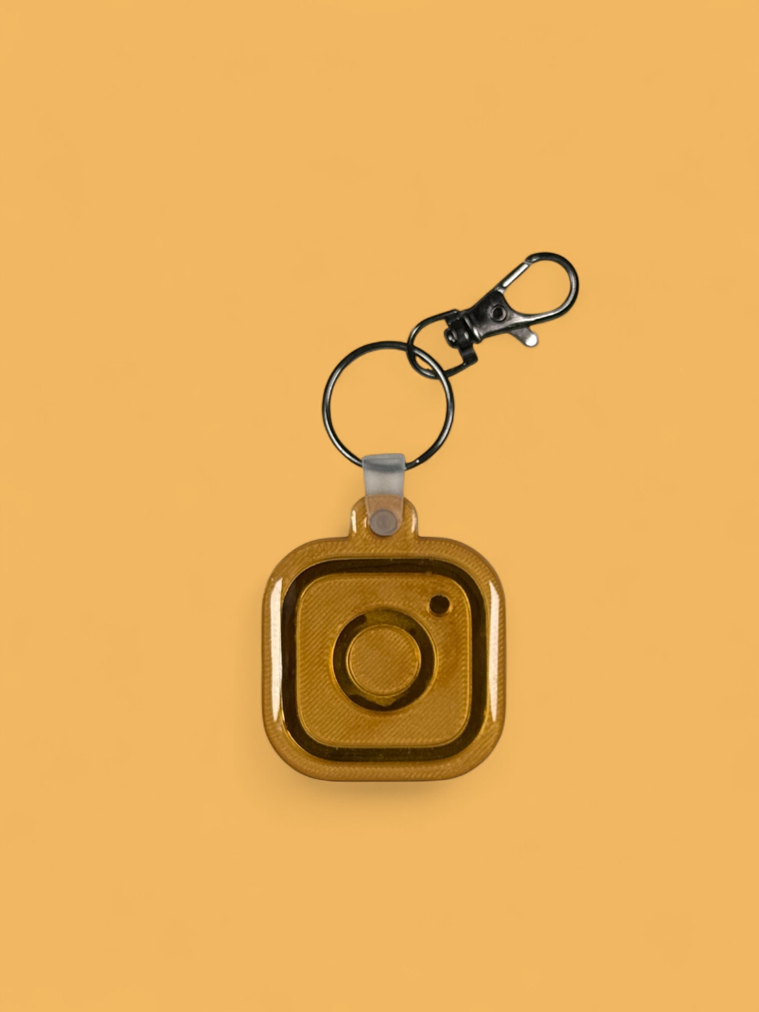 NFC Instagram Keychains Gold