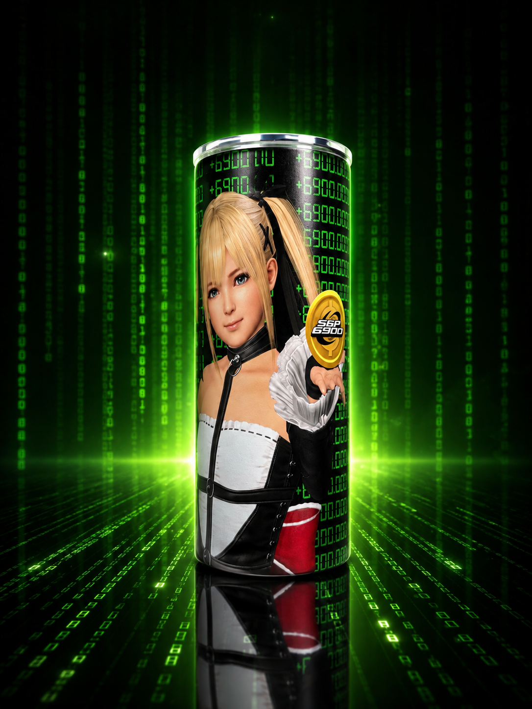 The Girl is Cute Tumbler 20oz