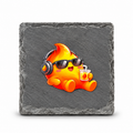 Embercurve Natural Slate Coaster – UV Printed Gloss Finish