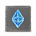 Ethereum Natural Slate Coaster – UV Printed ETH Drink Coaster